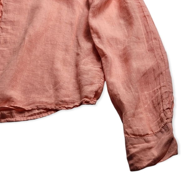 Cloth & Stone Linen Tie Waist Blouse - Picture 3 of 8